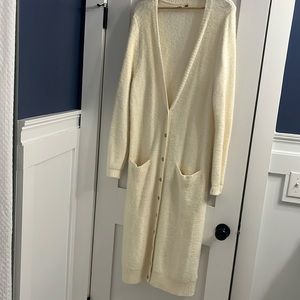 Anthropologie duster cardigan, women’s, size large.